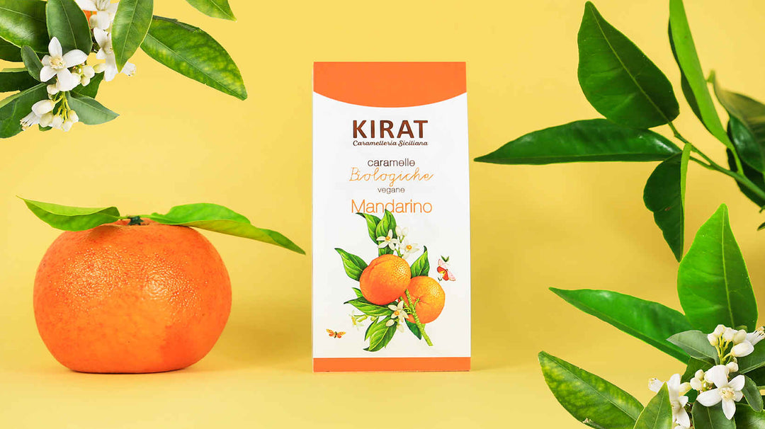 Caramelle Biologiche Vegane Mandarino da 40g