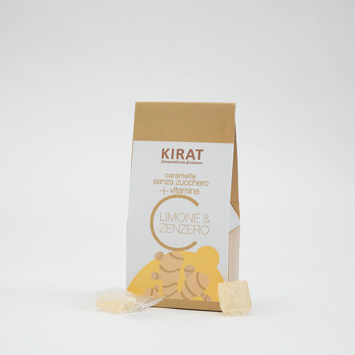 Caramelle Limone e Zenzero senza Zucchero con Vitamina C