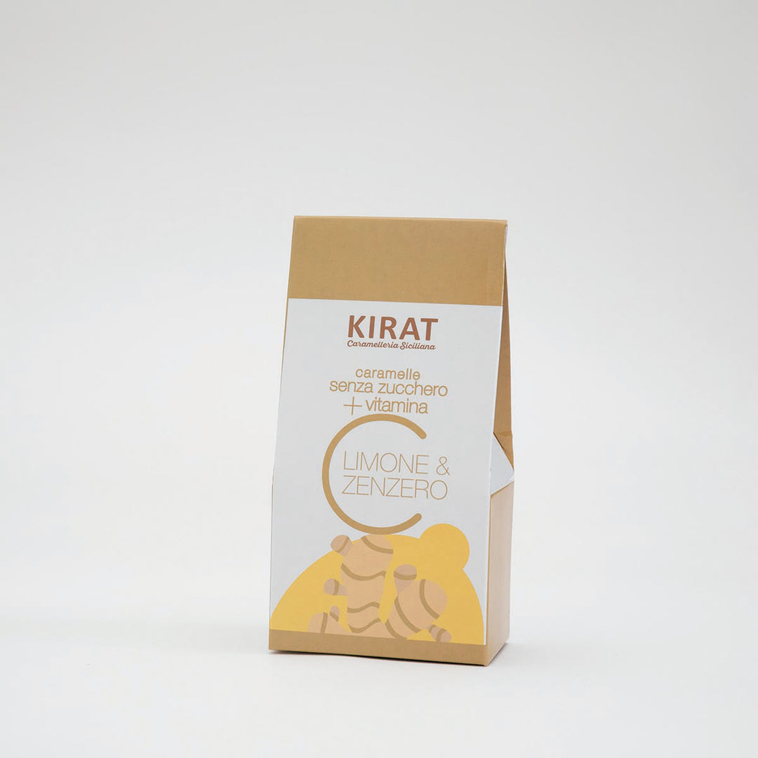 Caramelle Limone e Zenzero senza Zucchero con Vitamina C