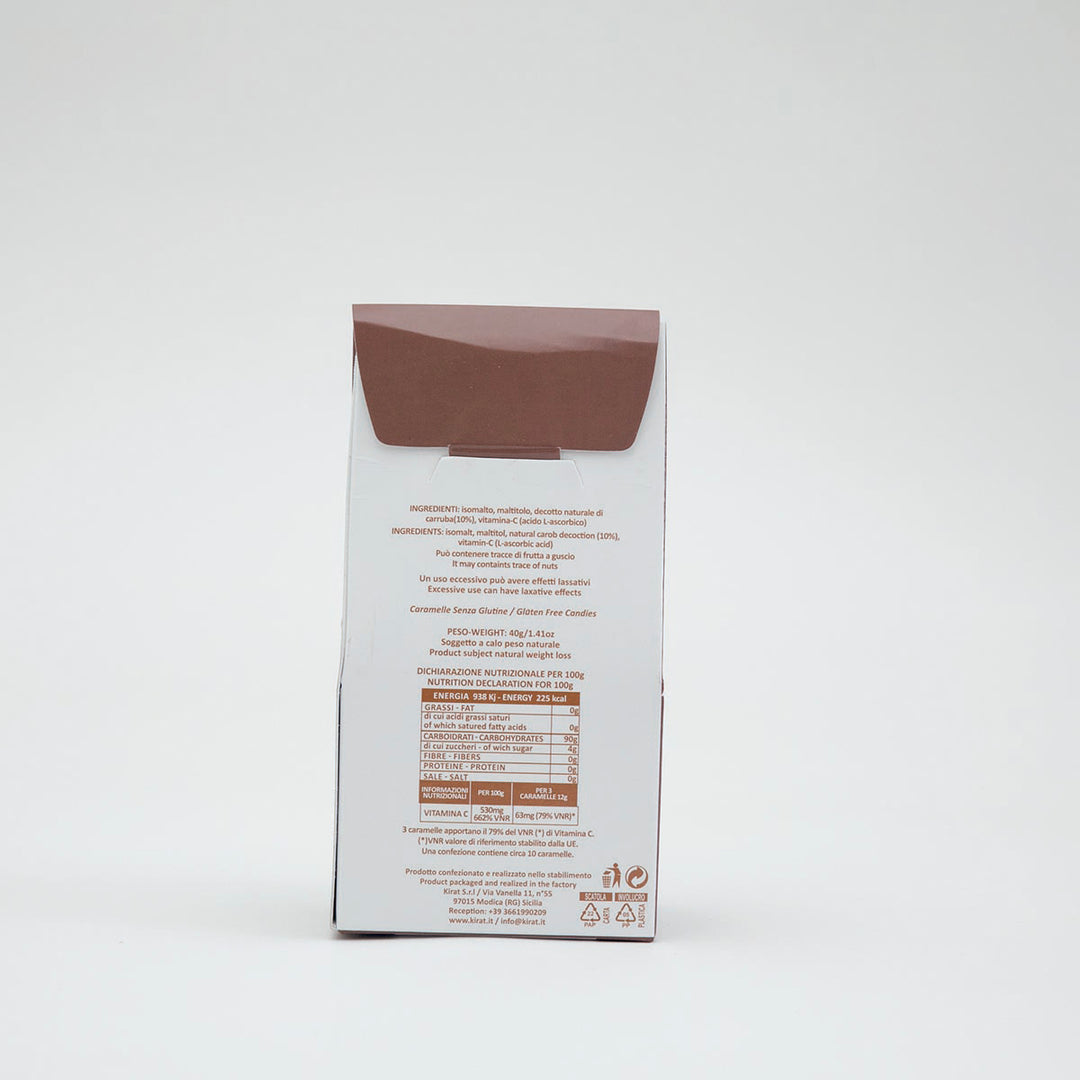 Caramelle Carruba senza Zucchero con Vitamina C