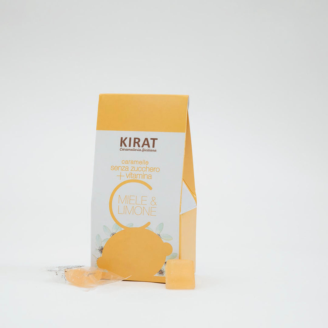 Caramelle Miele e Limone senza Zucchero con Vitamina C
