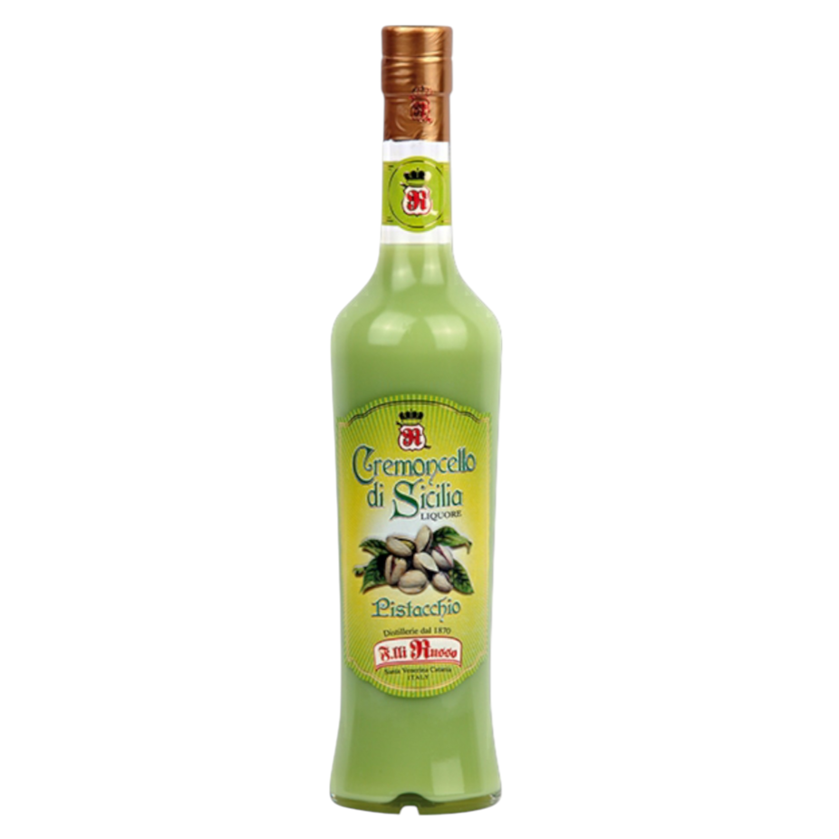 il colore verde pistacchio si rende vivo dentro la bottiglia dando più sinuosità alla bottiglia