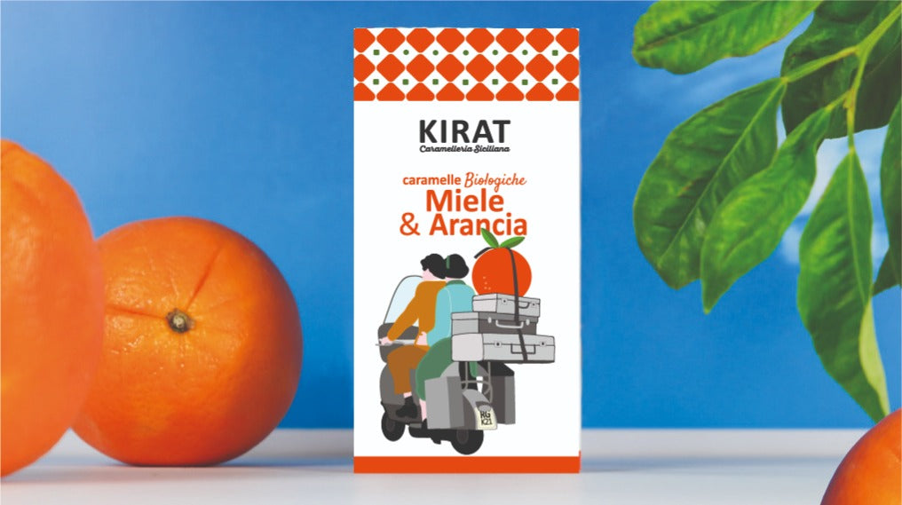 Caramelle Biologiche Miele e Arancia