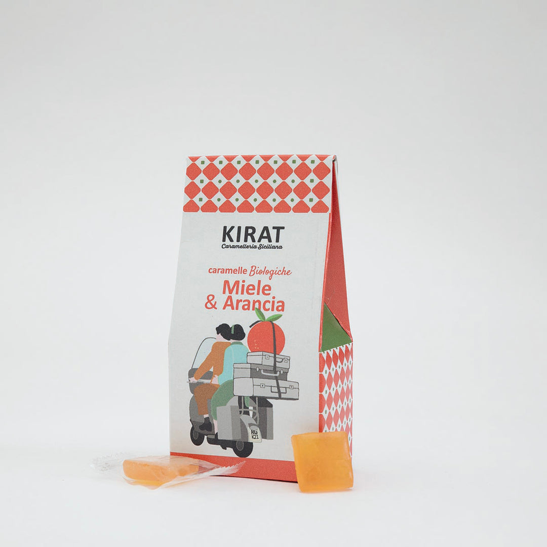 Caramelle Biologiche Miele e Arancia