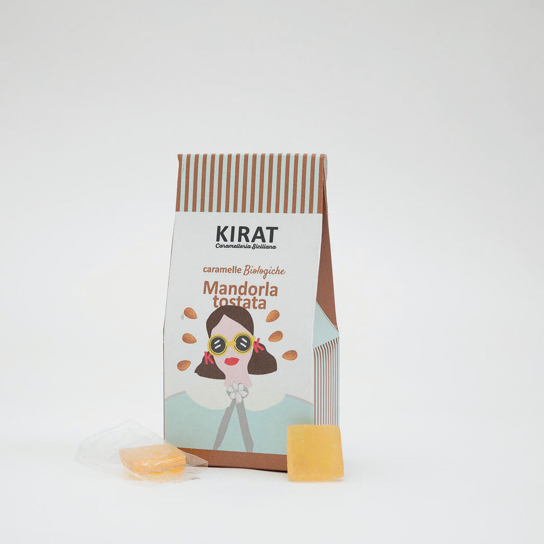Caramelle Biologiche Vegane Mandorla Tostata