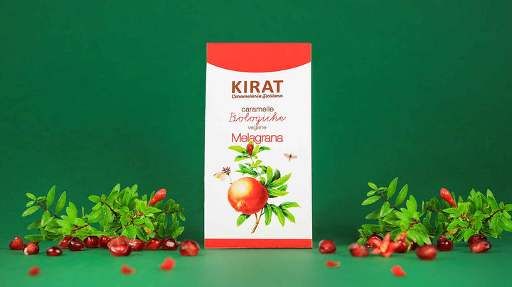 Caramelle Biologiche Vegane Melagrana