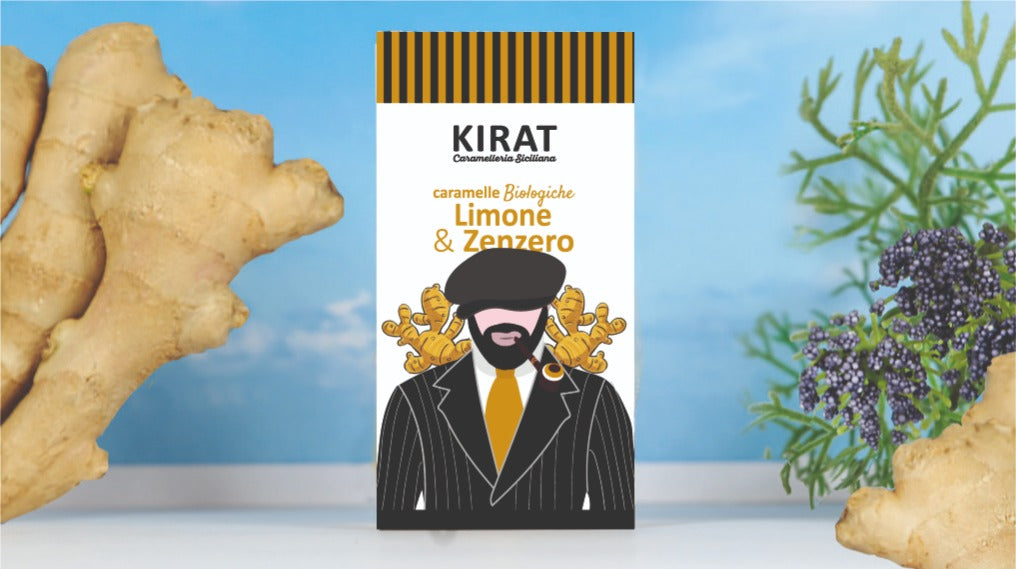 Caramelle Biologiche Vegane Limone e Zenzero