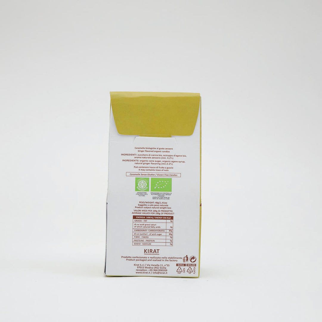 Caramelle Biologiche Vegane Zenzero