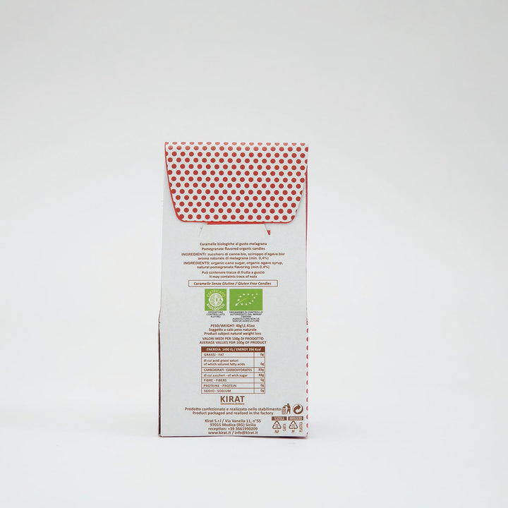 Caramelle Biologiche Vegane Melagrana