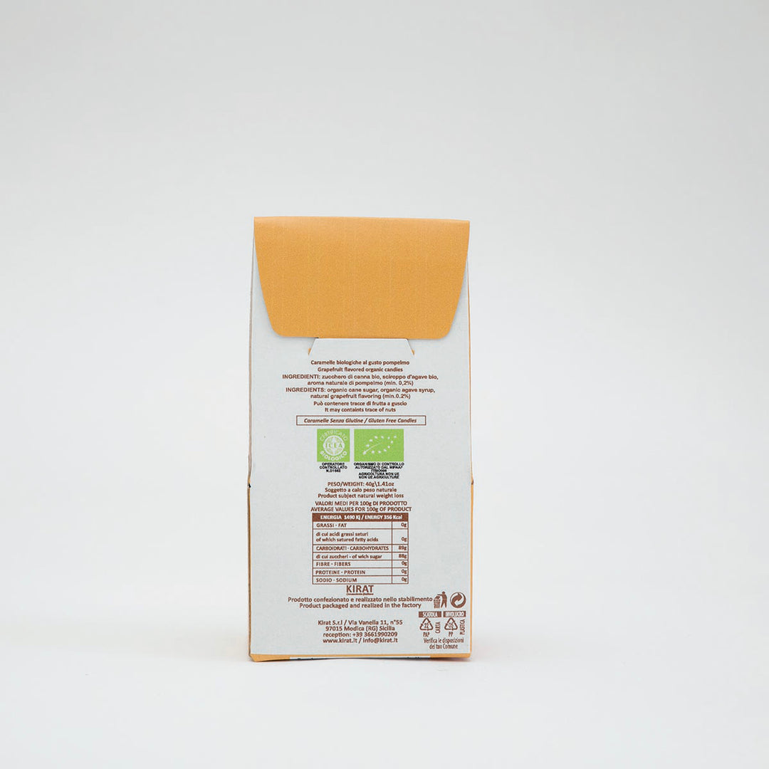 Caramelle Biologiche Vegane Pompelmo