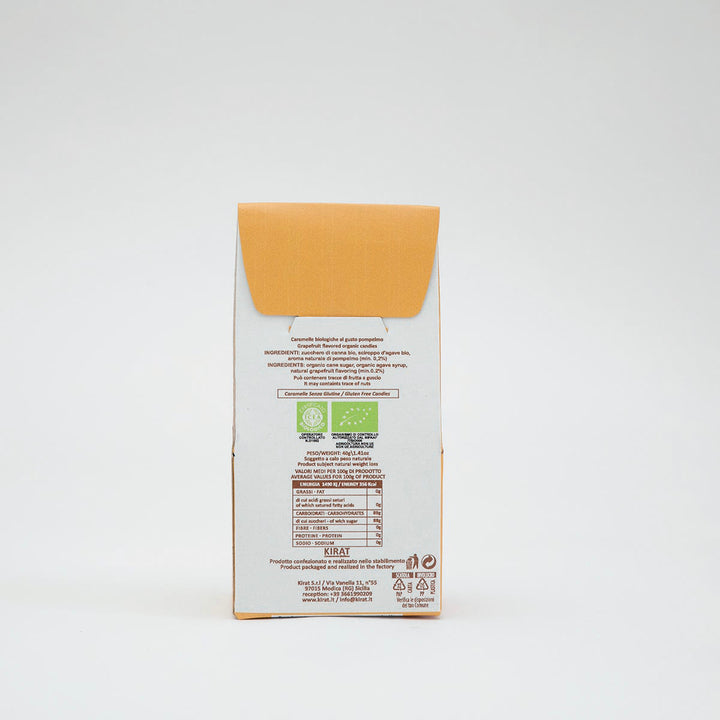 Caramelle Biologiche Vegane Pompelmo