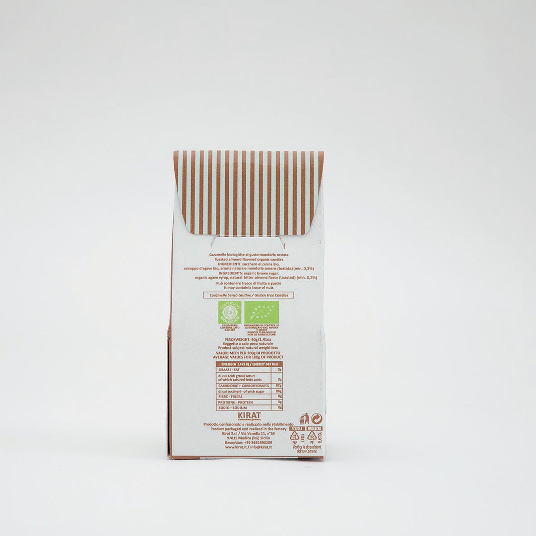 Caramelle Biologiche Vegane Mandorla Tostata